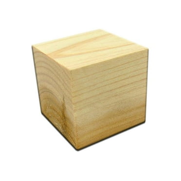 45mm PINE CUBES WOODEN BLOCKS 20 Pack Craft Blanks Memory Block Cube